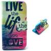 Apple iPhone 6 4,7" - Δερμάτινη Θήκη Stand Πορτοφόλι Live The Life You Love (OEM)